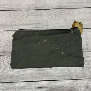 R. Riveter Dark Green Canvas Bag